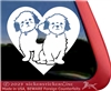 Custom Shih Tzu Vinyl Window Decal