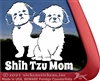 Shih Tzu Dad Dog Car Truck RV Window Decal Stickers