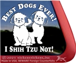 Shih Tzu Dog Car Truck RV Window Decal Stickers