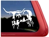 Longhorn Window Decal