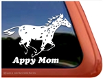 Custom Leopard Appaloosa Vinyl Horse Trailer Car Truck RV Window Decal Sticker