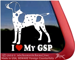 German Shorthaired Pointer Window Decal