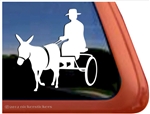 Donkey Driving Window Decal