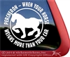 Percheron Horse Trailer Window Decal