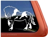 Spotted Draft Horse Trailer Window Decal