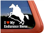 Endurance Horse Trailer Window Decal