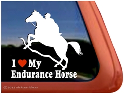 Endurance Horse Trailer Window Decal