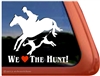 Foxhunt Horse Trailer Window Decal