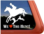 Foxhunt Horse Trailer Window Decal