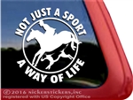 Foxhunt Horse Trailer Window Decal