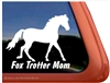 Fox Trotter Horse Trailer  Window Decal