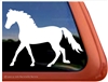 Custom Fox Trotter Horse Trailer  Car Truck RV Window Decal Sticker