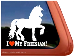 Friesian Window Decal