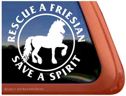 Friesian Window Decal