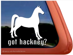 Hackney Pony Window Decal