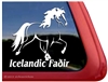 Icelandic Horse Trailer Window Decal