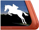 Custom Hunter Jumper Horse Trailer RV Truck Car Window Decal Sticker