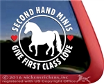 Miniature Horse Rescue Window Decal