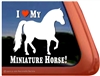 Miniature Horse Window Decal