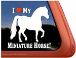 Miniature Horse Window Decal