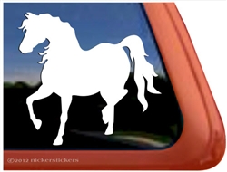 Morgan Horse Trailer Window Decal