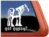 Gypsy Mare Horse Trailer  Window Decal