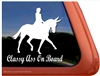 Dressage Mule Window Decal