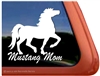 Mustang Horse Trailer Window Decal