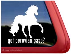 Peruvian Paso Vinyl Decal