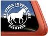 Paso Fino Horse Trailer Window Decal