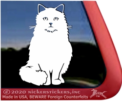 Custom  Cat Window Decal