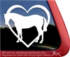 Quarter Horse Trailer Window Decal