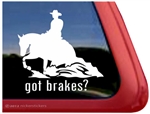 Horse Reiner Horse Trailer Window Decal