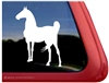 Saddlebred Horse Trailer Window Decal