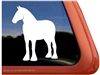 Shire Horse Trailer Window Decal