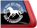 Ride a Standardbred Horse Trailer Car Truck RV Window Decal Sticker