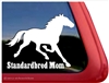 Standardbred Mom Horse Trailer Car Truck RV Window Decal Sticker