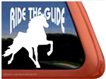 Tennessee Walker Horse Trailer Window Decal