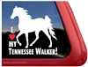 Tennessee Walker Horse Trailer Window Decal