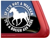 Tennessee Walker Horse Trailer Window Decal