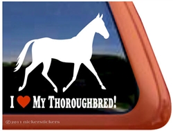 Thoroughbred Window Decal