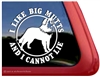 I Like Big Mutts Leonberger Dog iPad Car Truck Window Decal Sticker