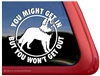 Leonberger Guard Dog Dog iPad Car Truck Window Decal Sticker