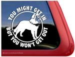 Leonberger Guard Dog Dog iPad Car Truck Window Decal Sticker