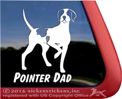 English Pointer Window Decal