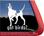 English Pointer Window Decal