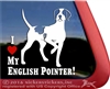 English Pointer Window Decal