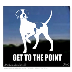English Pointer Window Decal