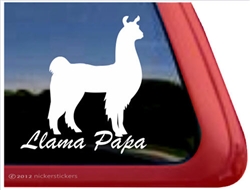Llama Window Decal