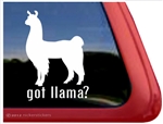 Llama Window Decal